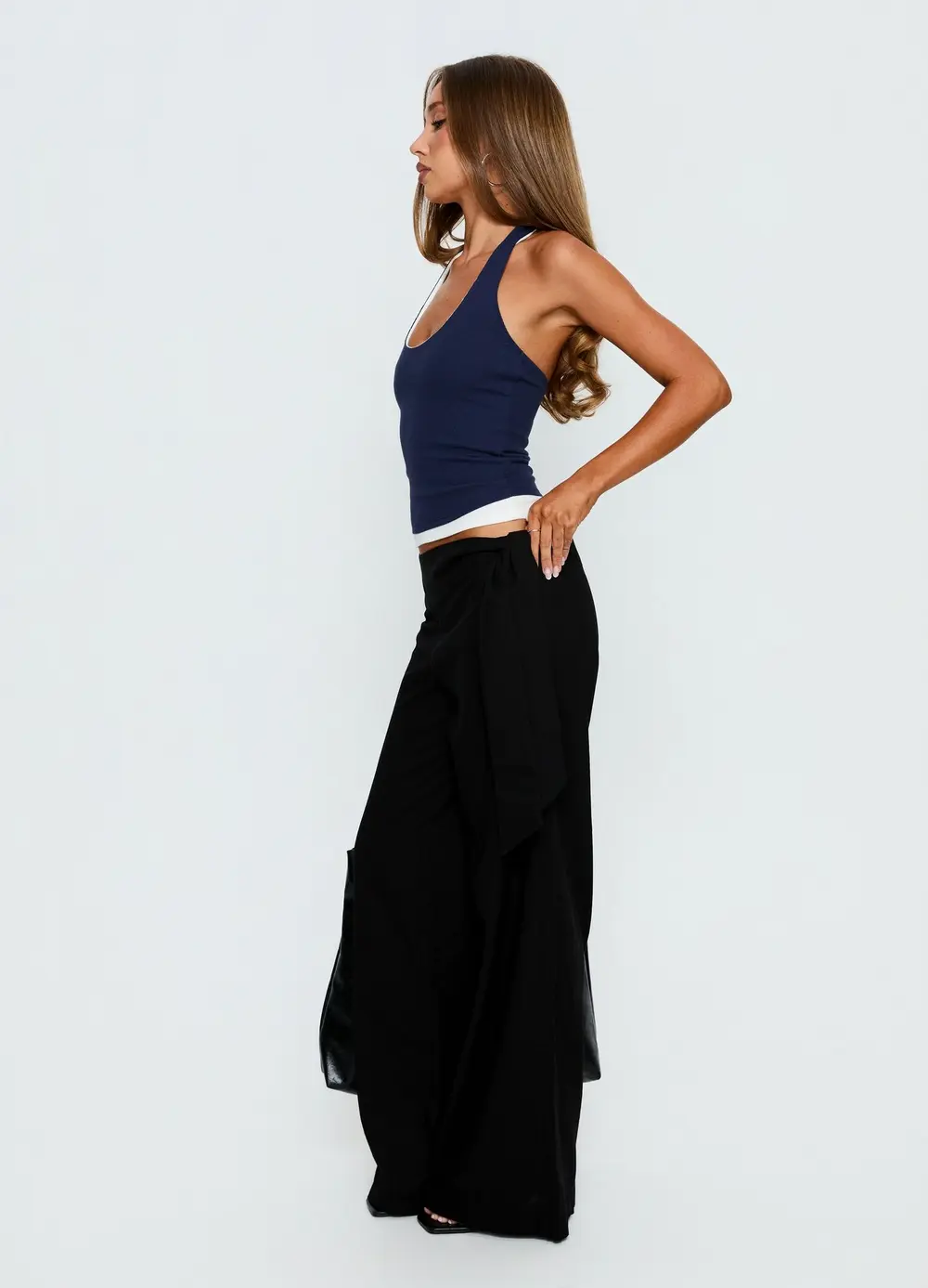 Wave Dancer Tie Pant Black