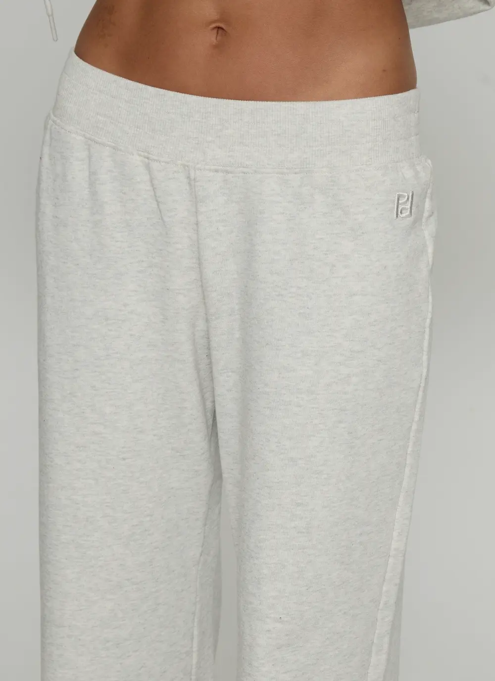 Summits Flared Track Pants Grey Marle