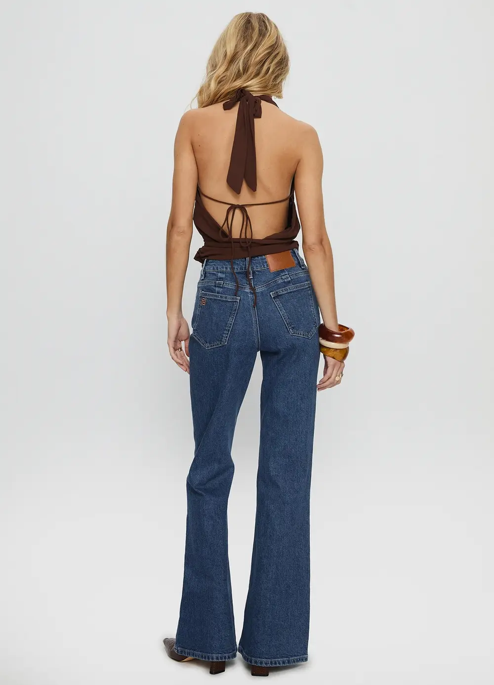 Magic Mirror Mid Rise Bootleg Jeans Mid Blue Wash