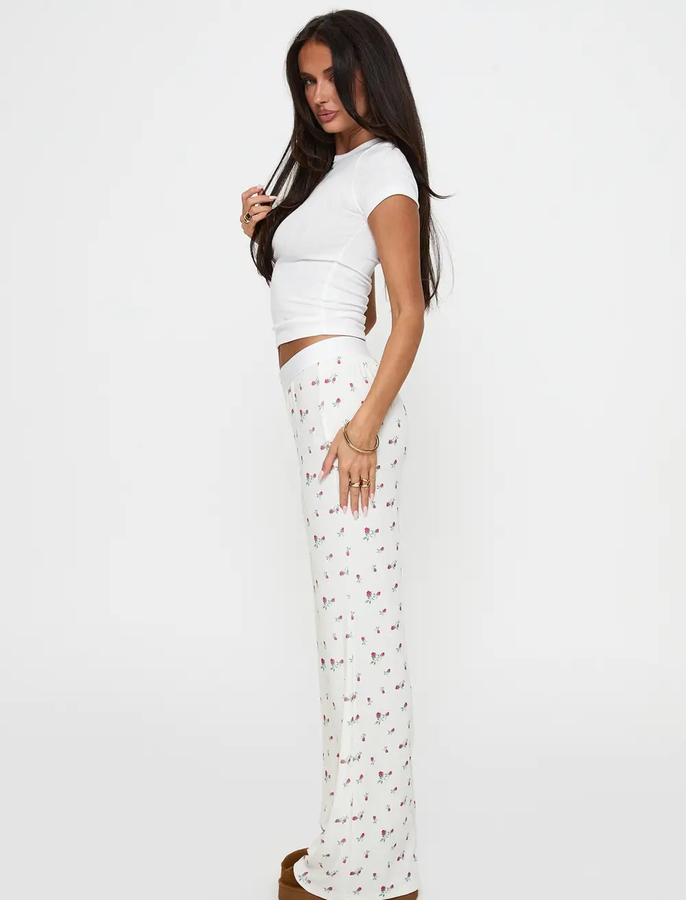 Lullabies Pointelle Sleep Pant Yellow