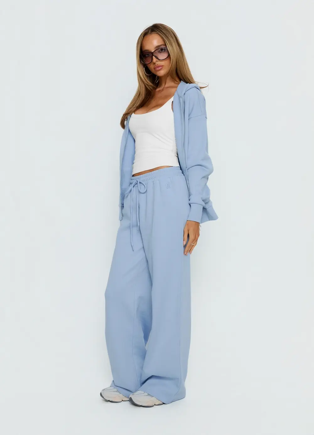 All Day Straight Leg Sweatpants Icy Blue