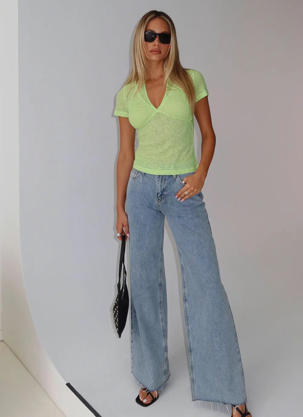 Darla Low Rise Straight Jean Vintage Blue Wash