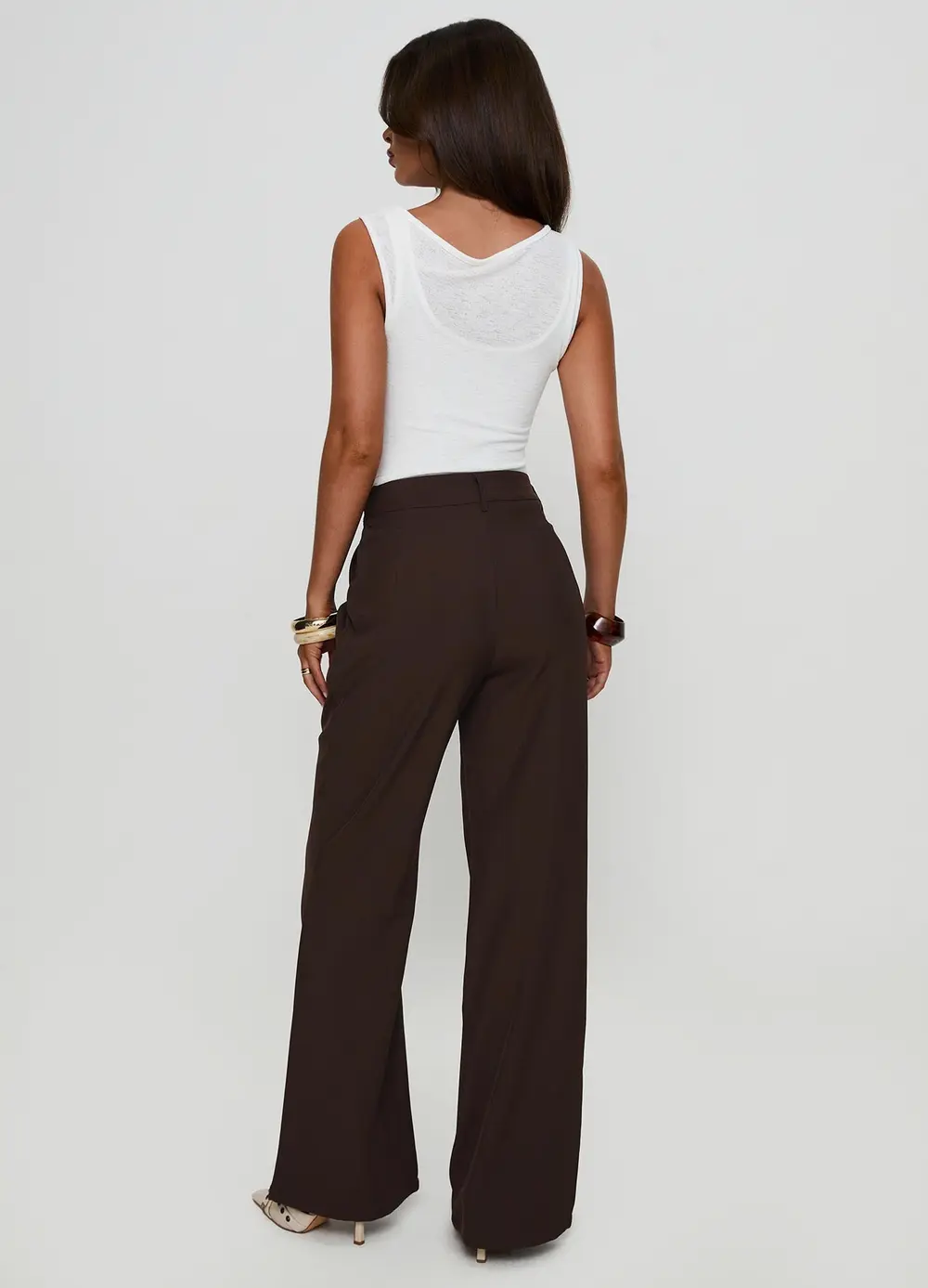 Ambient Wide Leg Pant Chocolate
