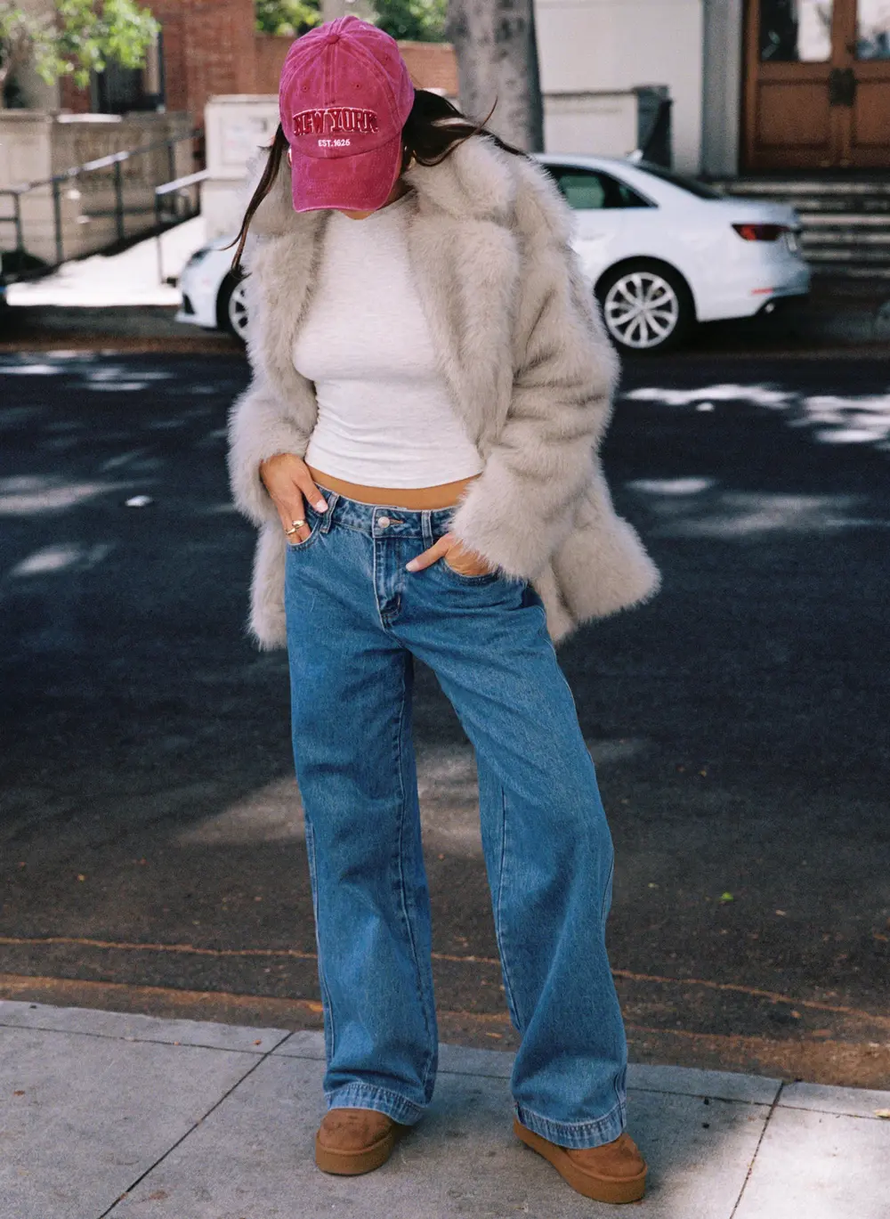 Jankins Low Rise Straight Leg Jeans Mid Wash