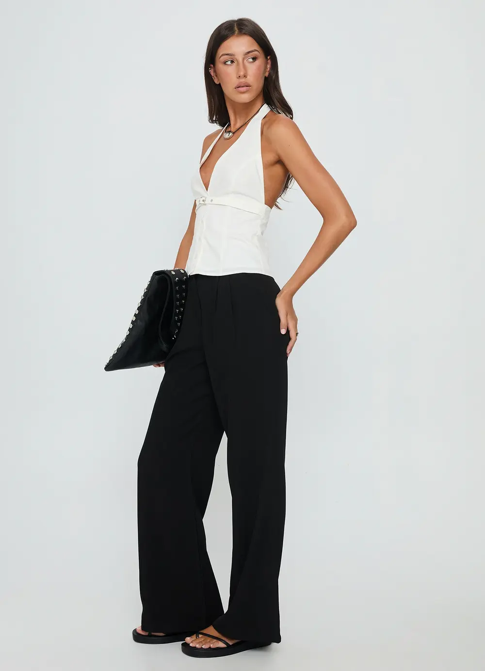 Ambient Wide Leg Pant Black
