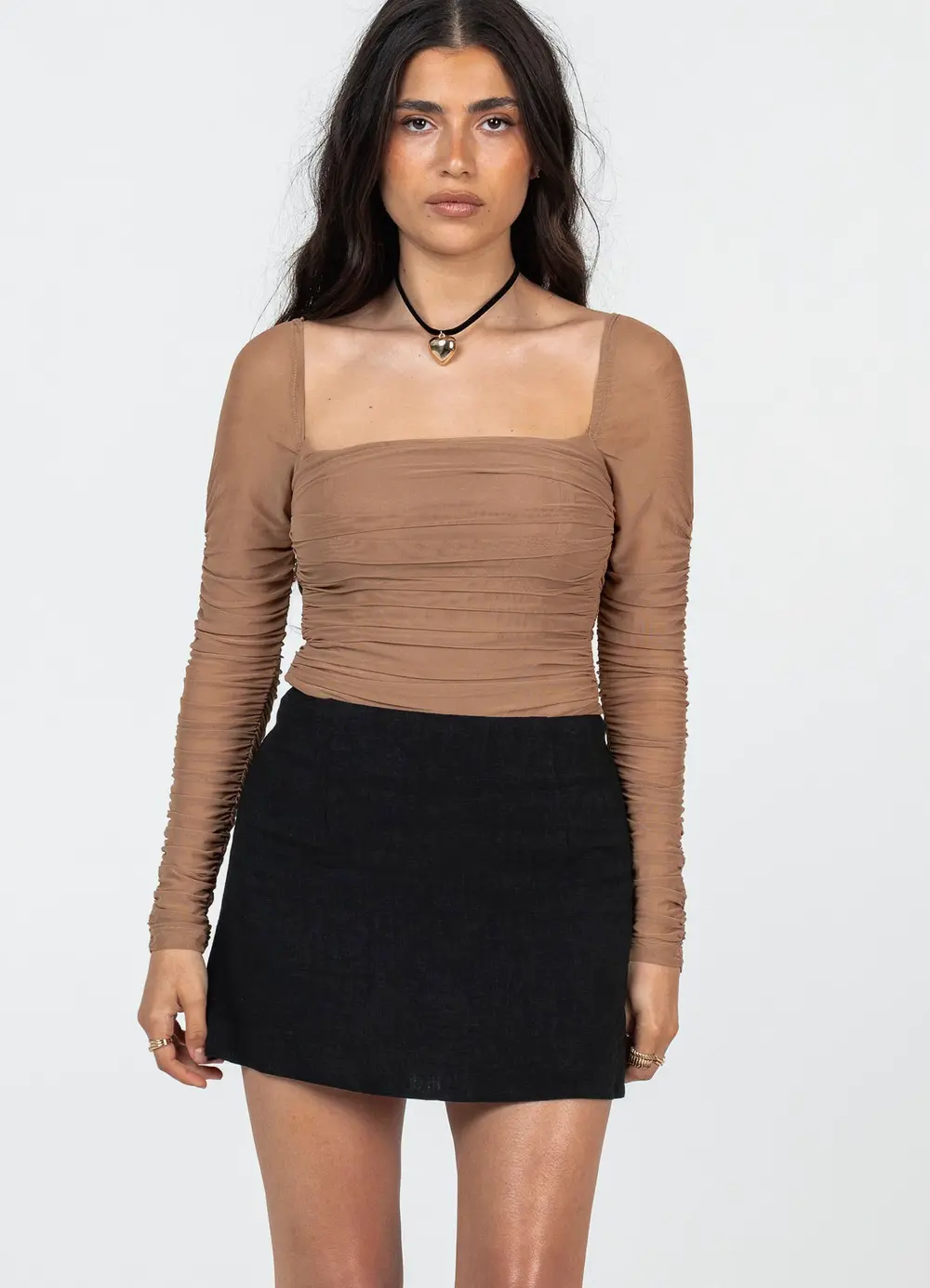 Selby Mini Skirt Black Petite