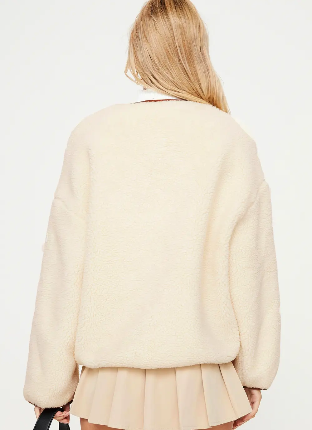 Adylic Teddy Coat Cream / Brown