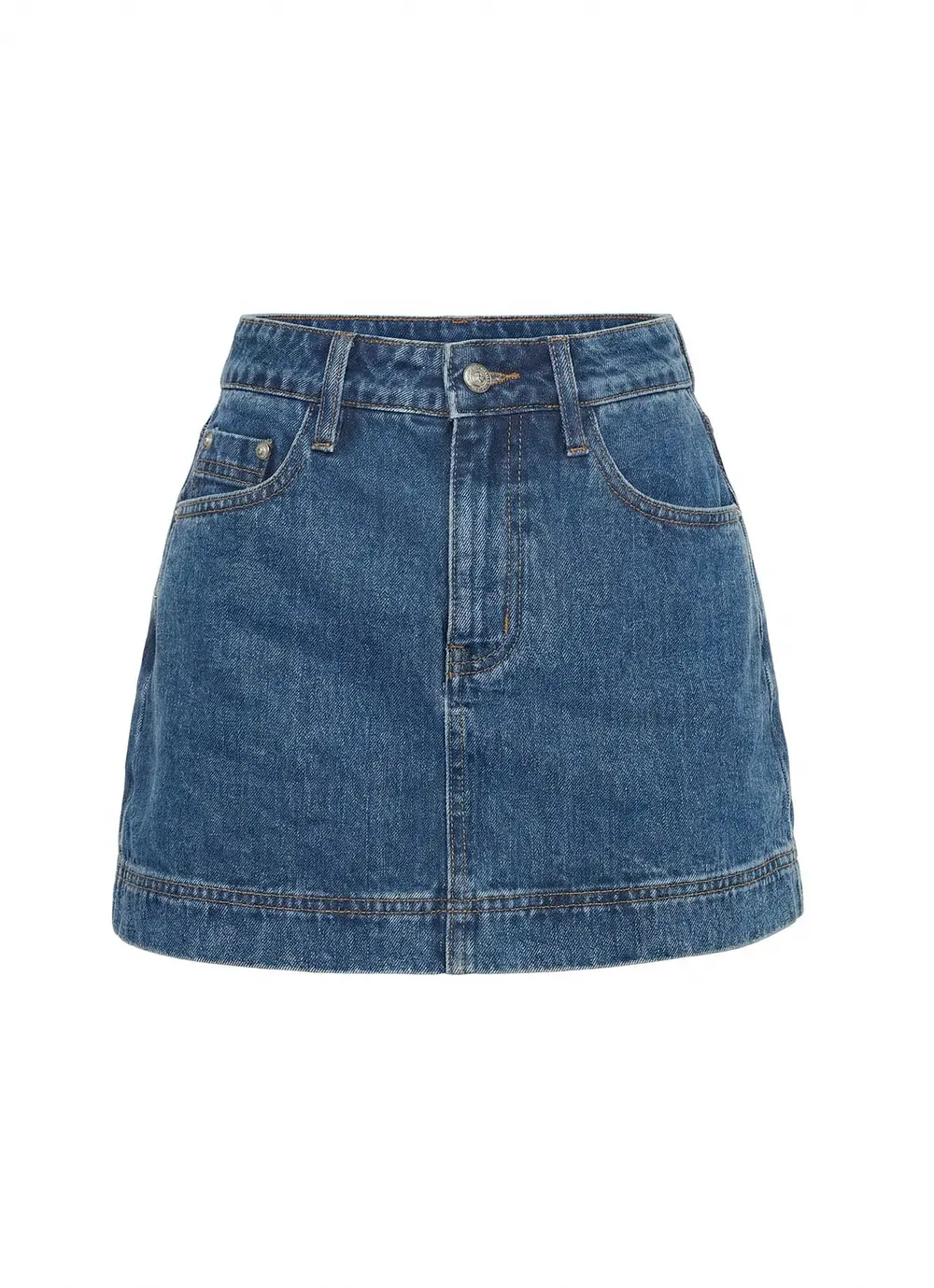 Gazelle Denim Skort Mid Wash