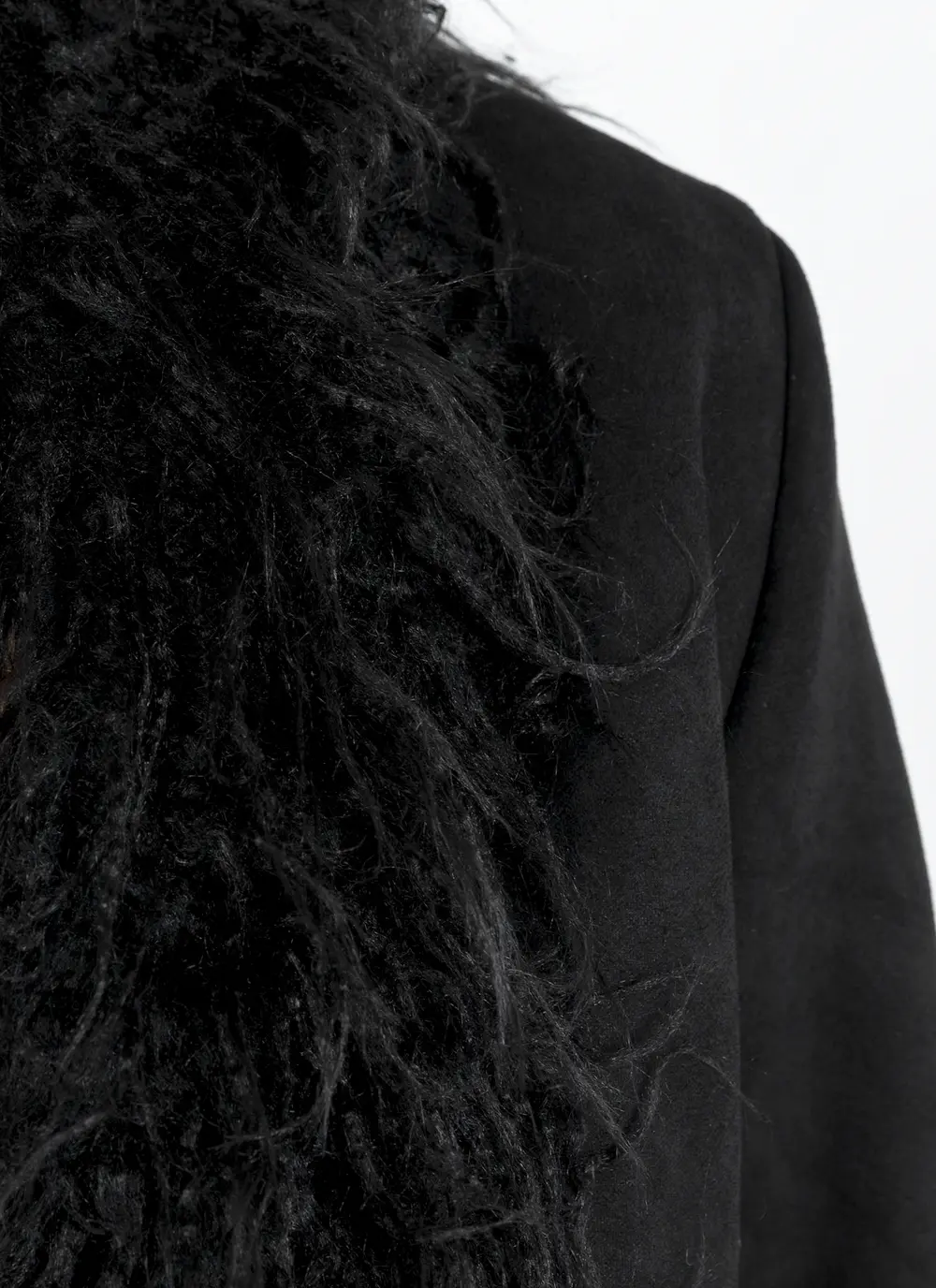 Lowden Faux Fur Jacket Black