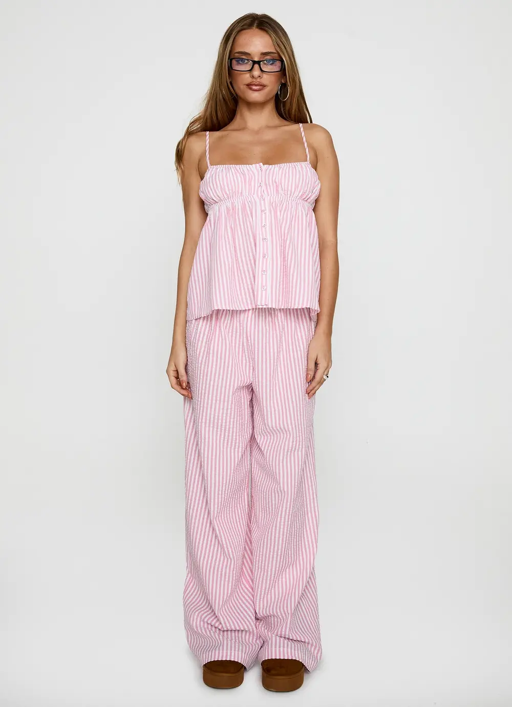 Cassini Set Pink Stripe