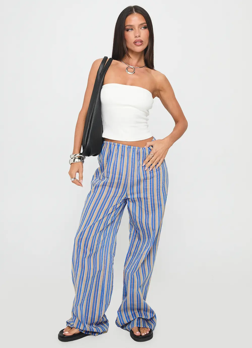 Limestone Pants Blue Multi