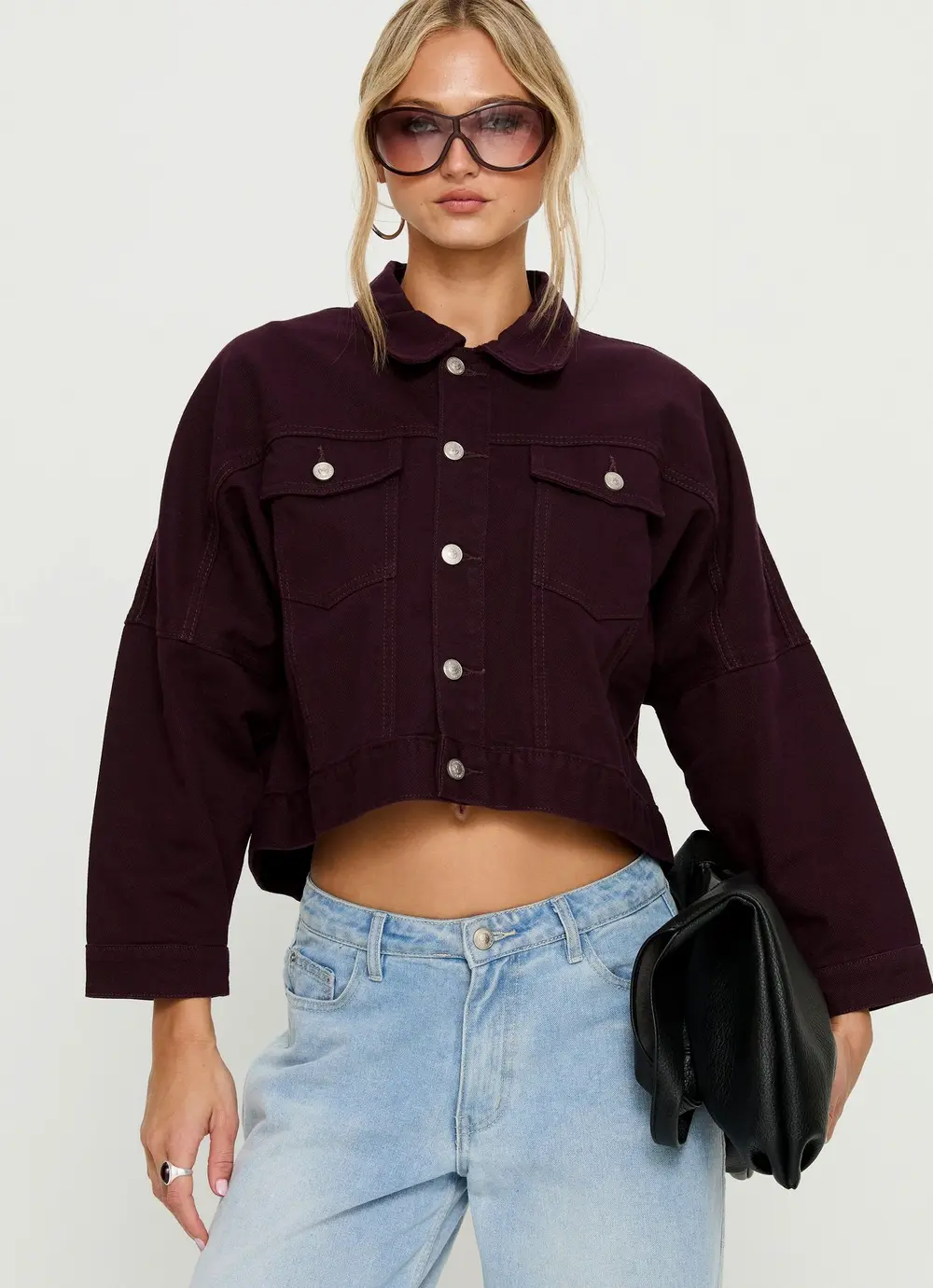 Hughes Denim Jacket Currant