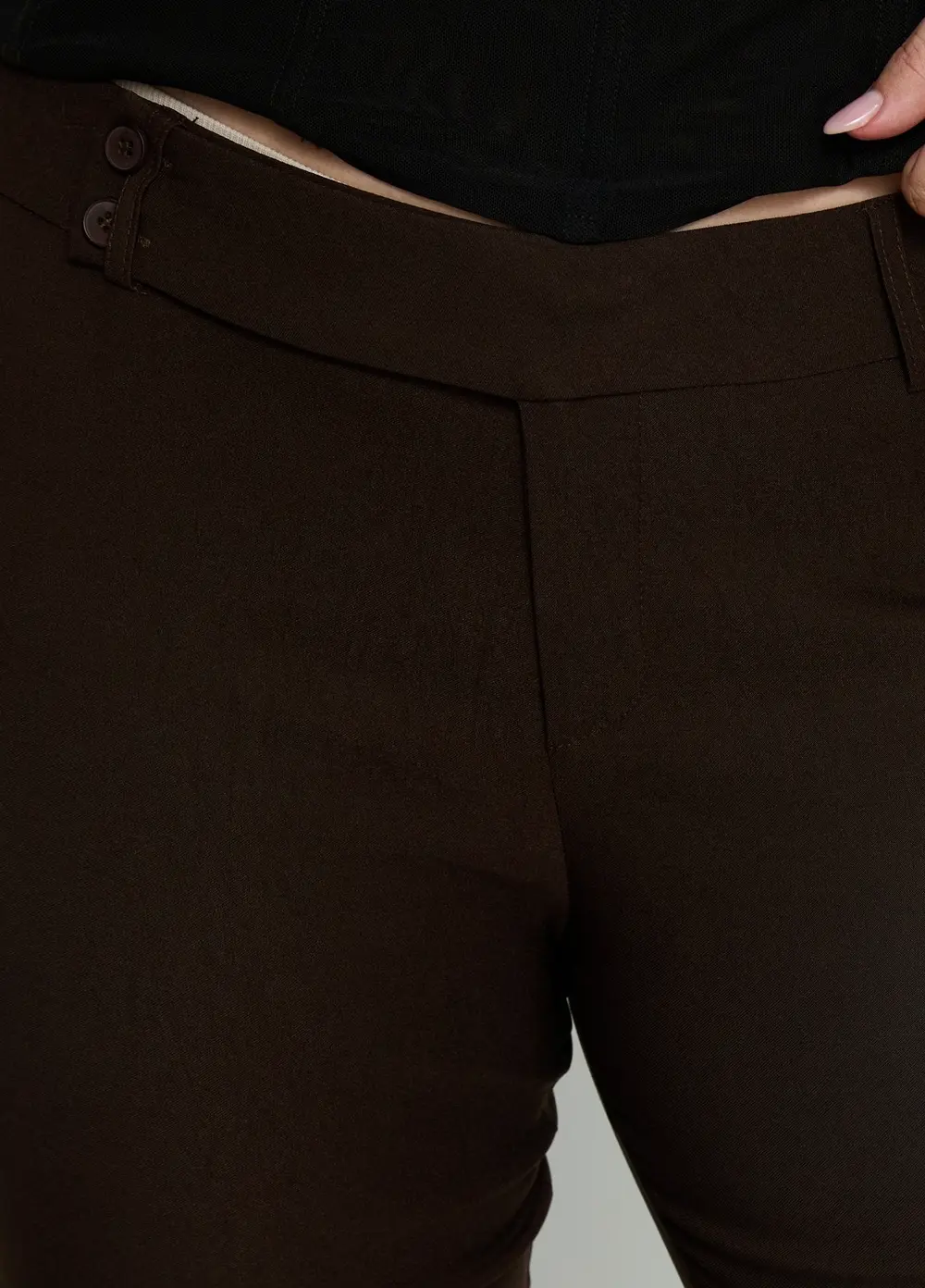 Kinkirk Flared Pants Chocolate Curve