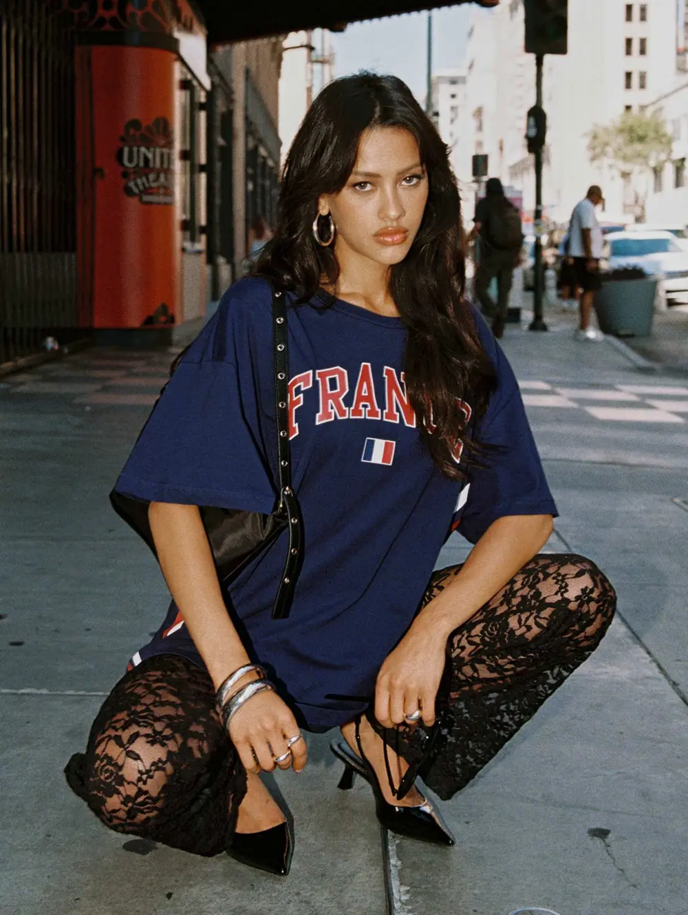 Peru Lace Pants Black