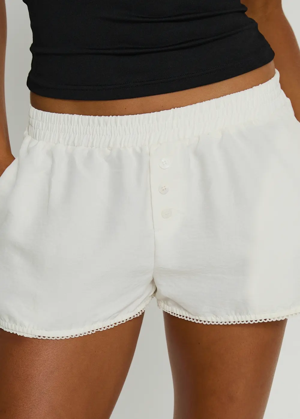 Orielle Low Rise Boxer Short White