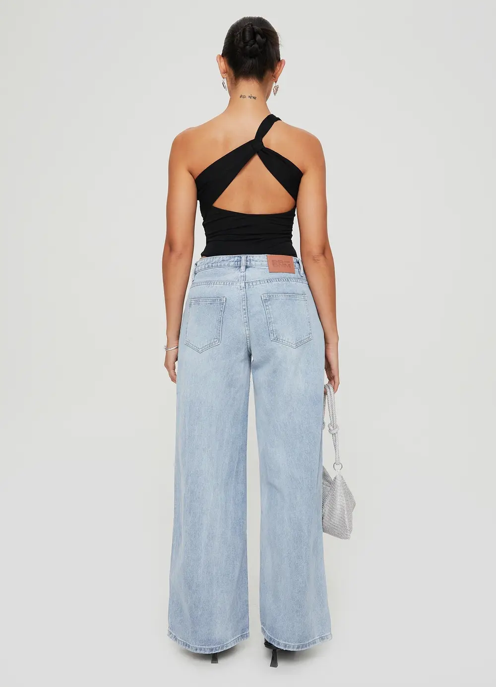 Ramos Low Rise Denim Jeans Light Wash