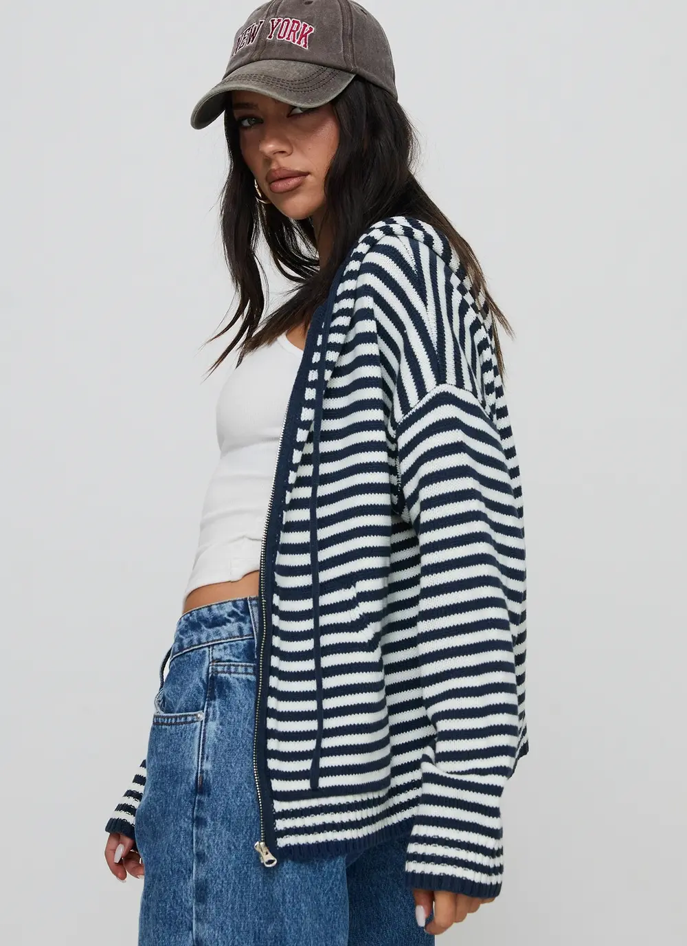 Brienna Zip Jacket Navy