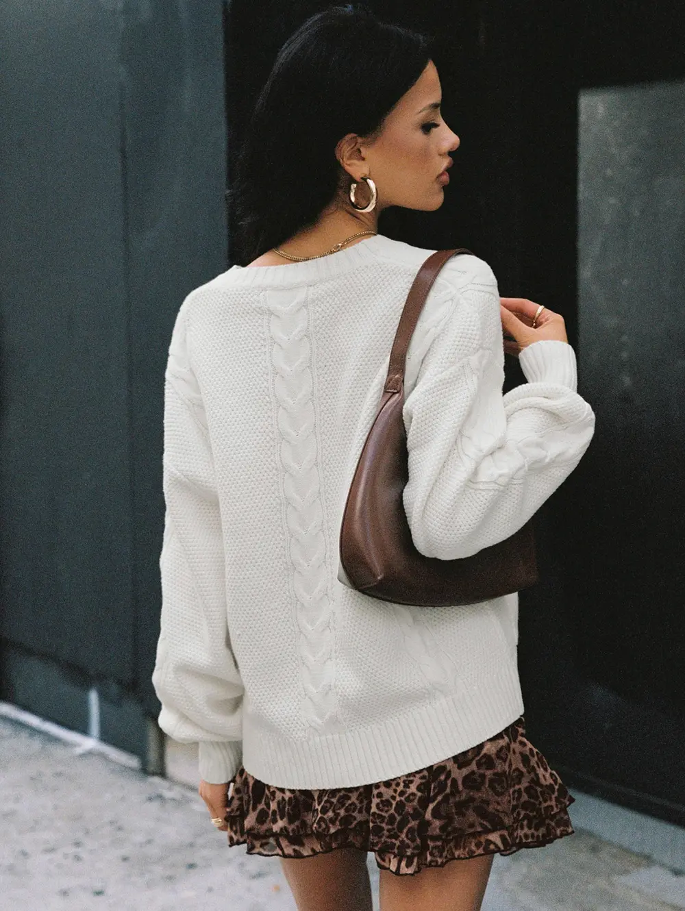 Luned Mini Skirt Leopard