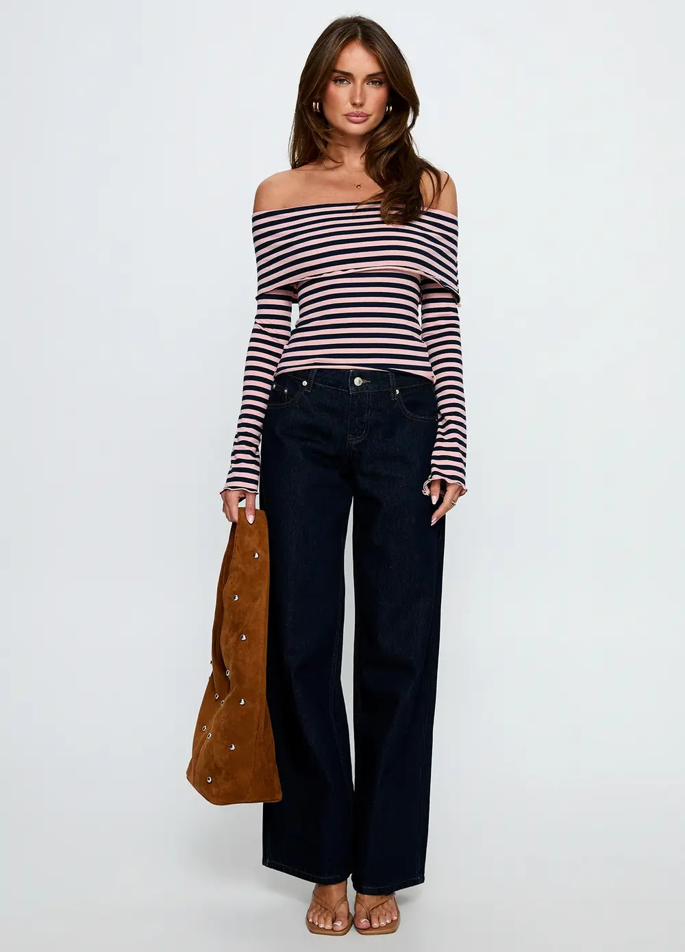 Ellanor Low Rise Straight Leg Jeans Indigo Blue