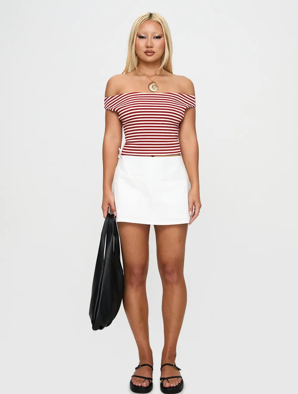 Gigi Wrap Skort White