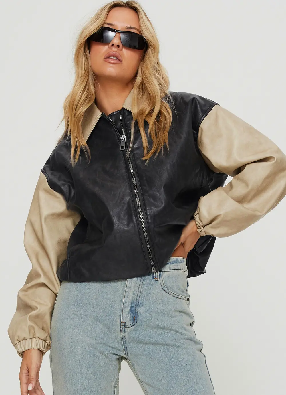 Nirvana Bomber Jacket Camel
