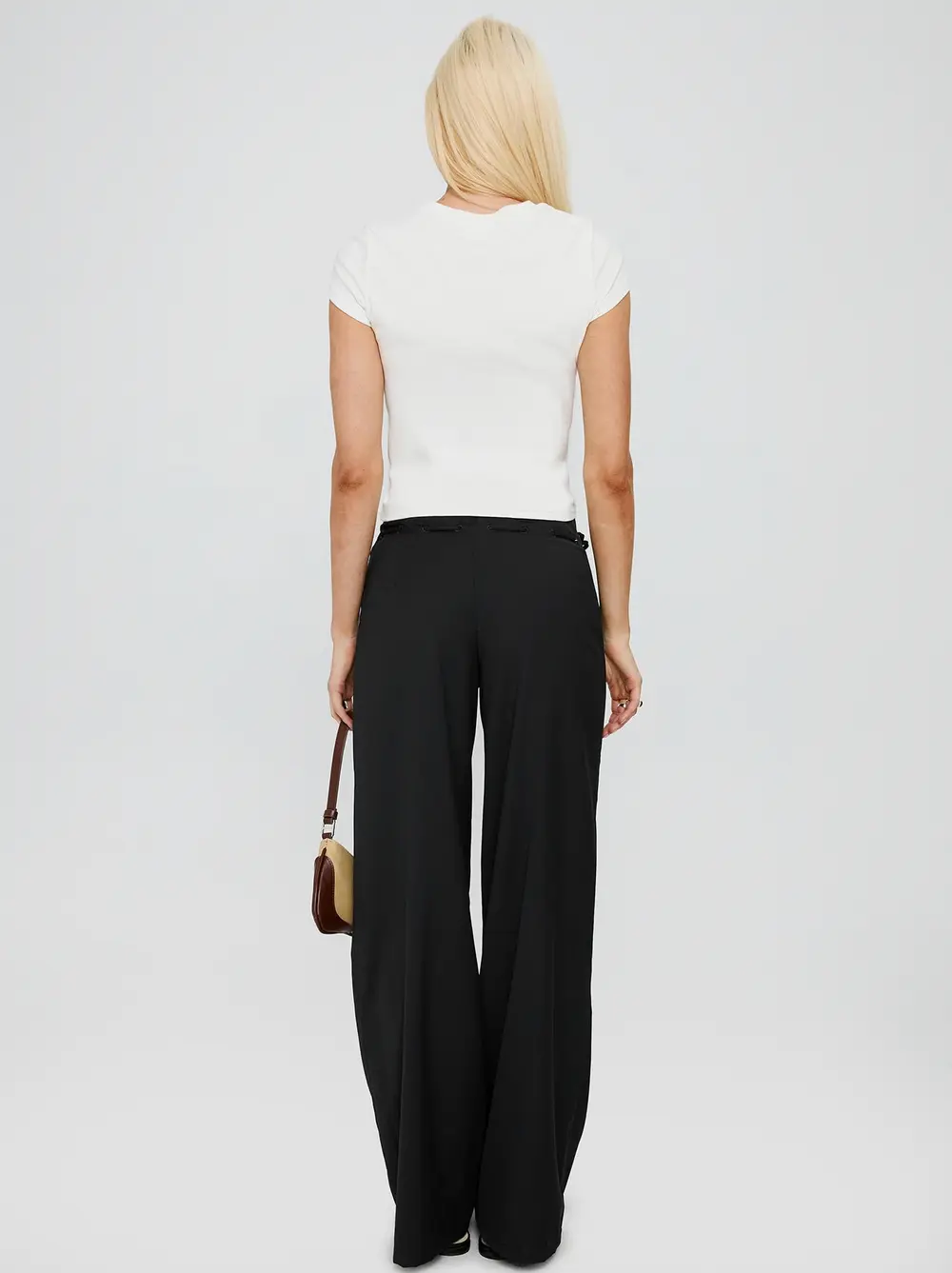 Just Have Fun Wide Leg Pant Black