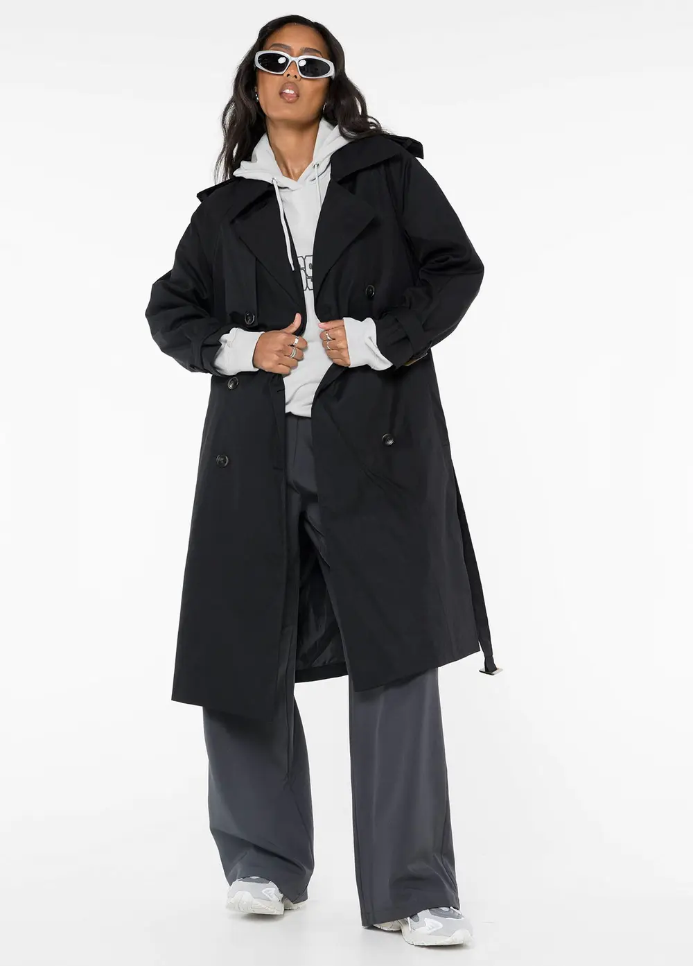 Westwind Trench Coat Black