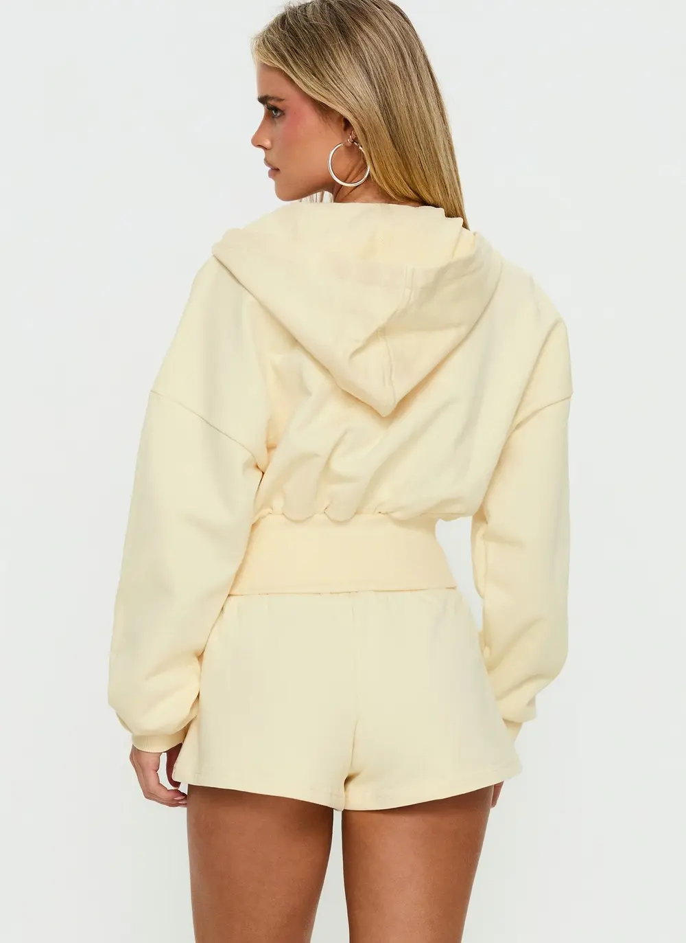 Daybreak Rib Waist Shorts Buttercream