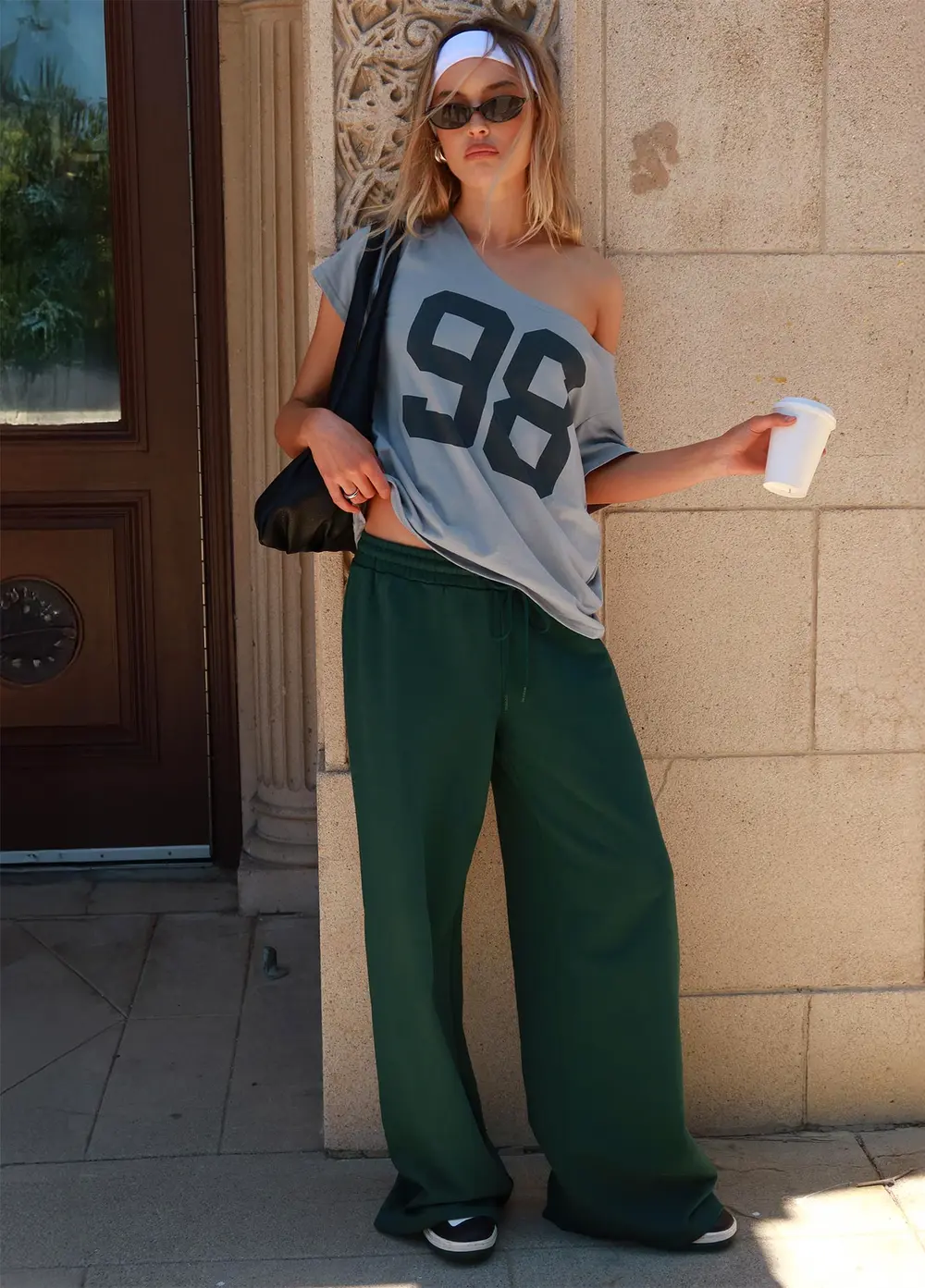 All Day Straight Leg Sweatpants Green