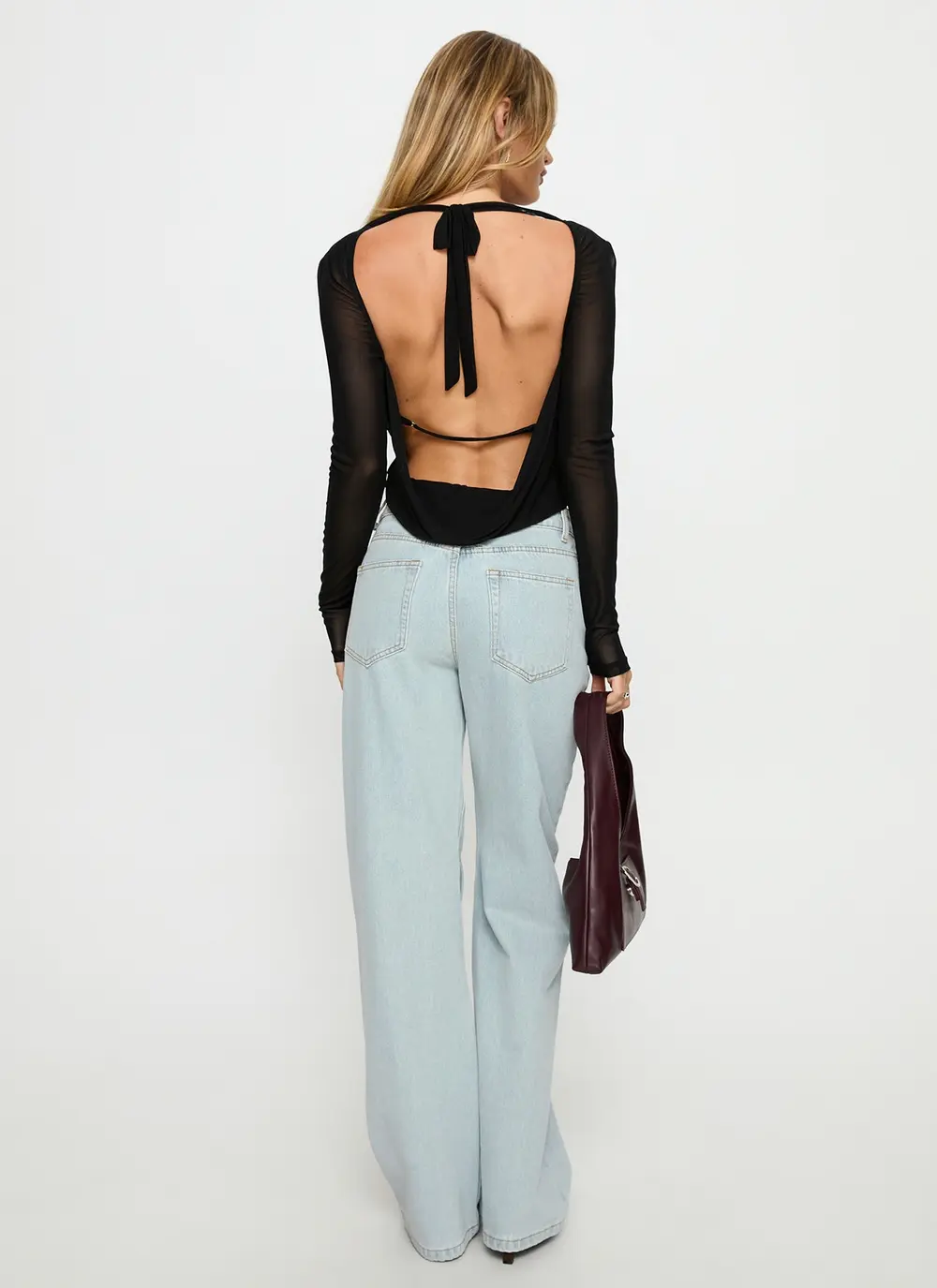 Penny Mid Rise Straight Leg Jeans Light Denim