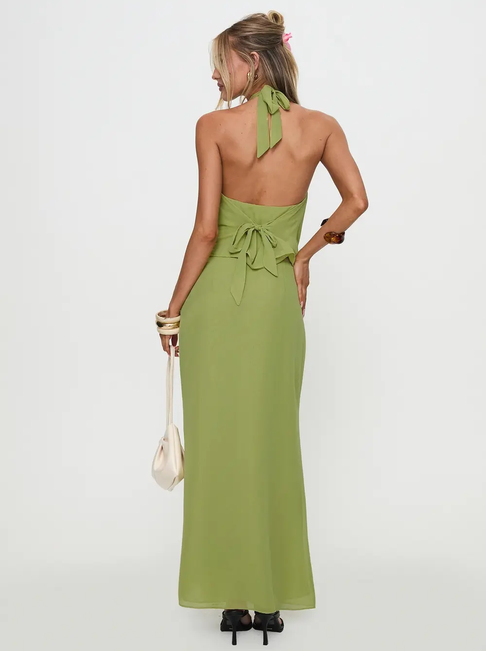 Eleganza Maxi Skirt Green
