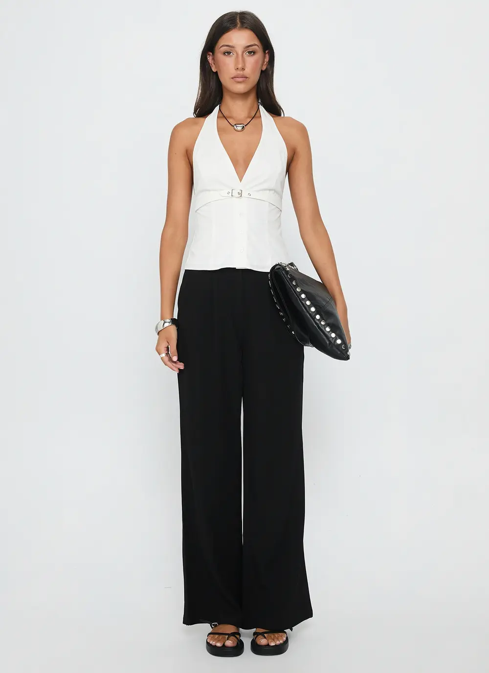 Ambient Wide Leg Pant Black