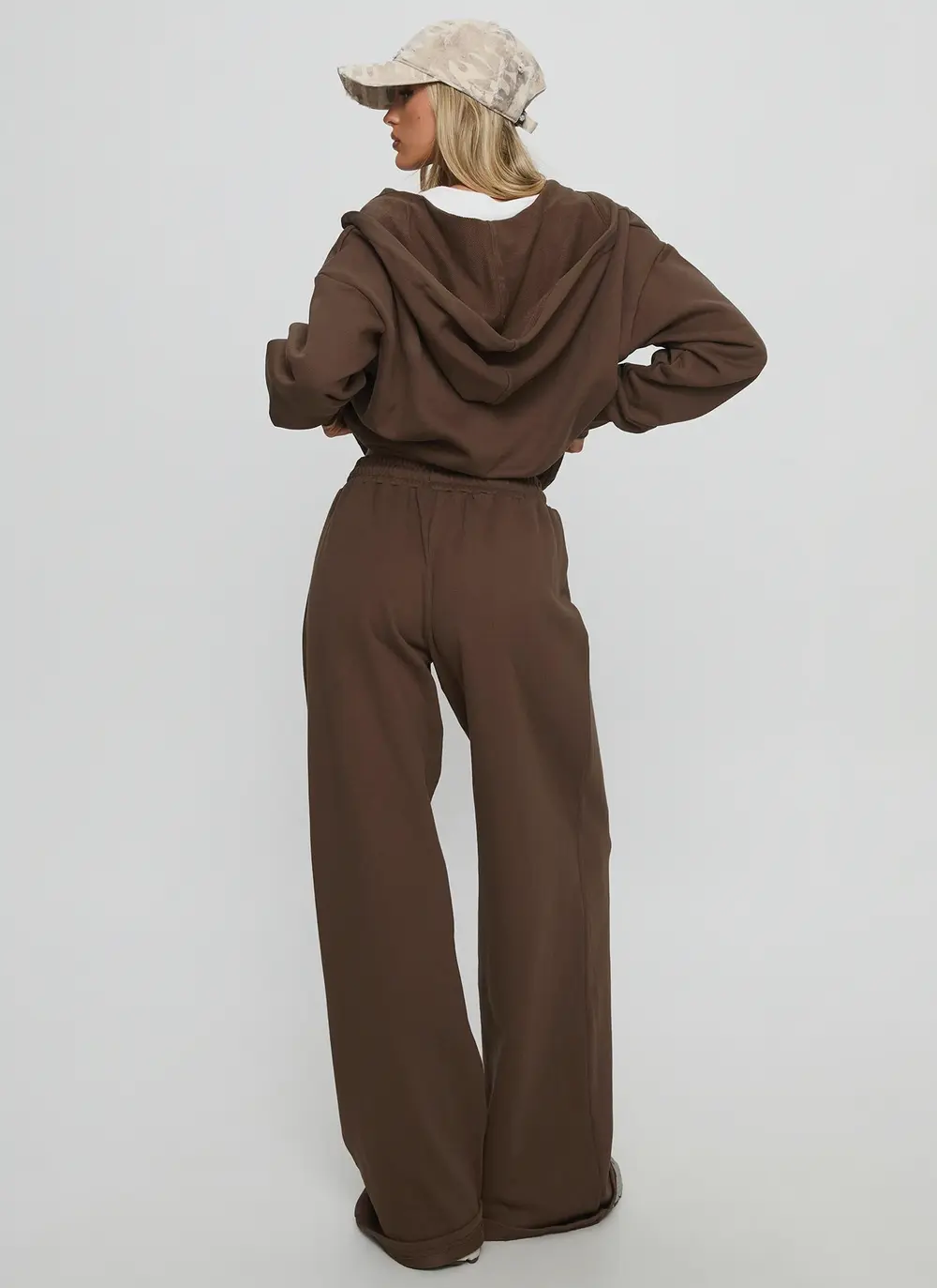 All Day Straight Leg Sweatpants Chocolate Brown