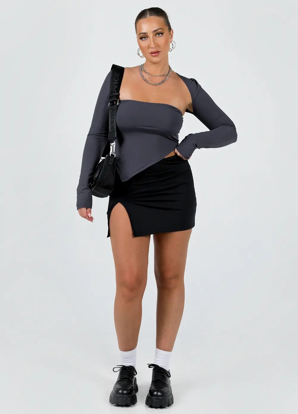 Lowell Mini Skirt Black