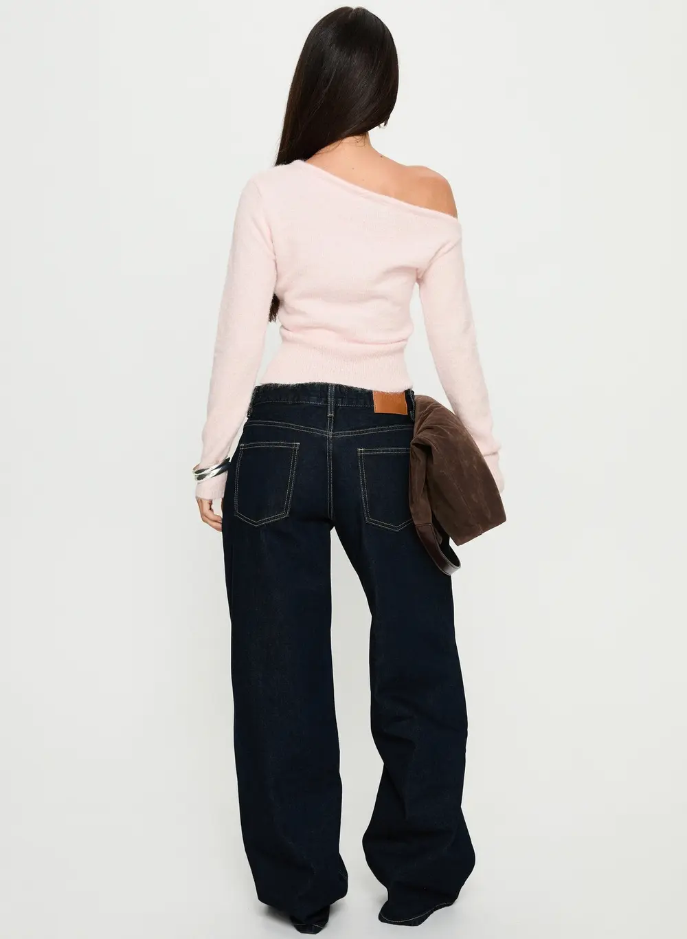 Serenitia Mid Rise Relaxed Jeans Dark Raw Wash