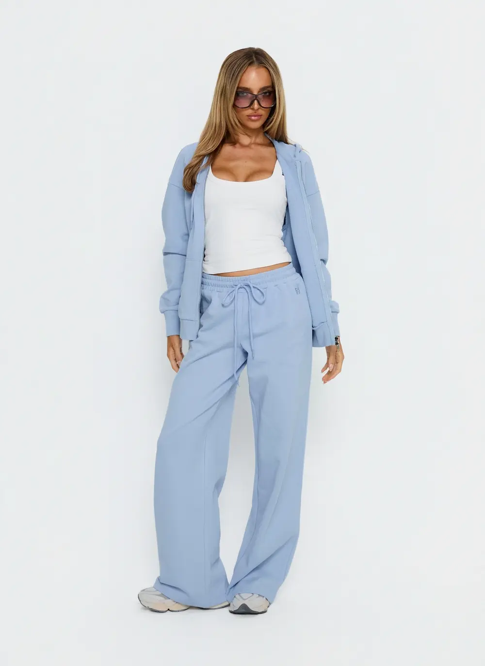 All Day Straight Leg Sweatpants Icy Blue