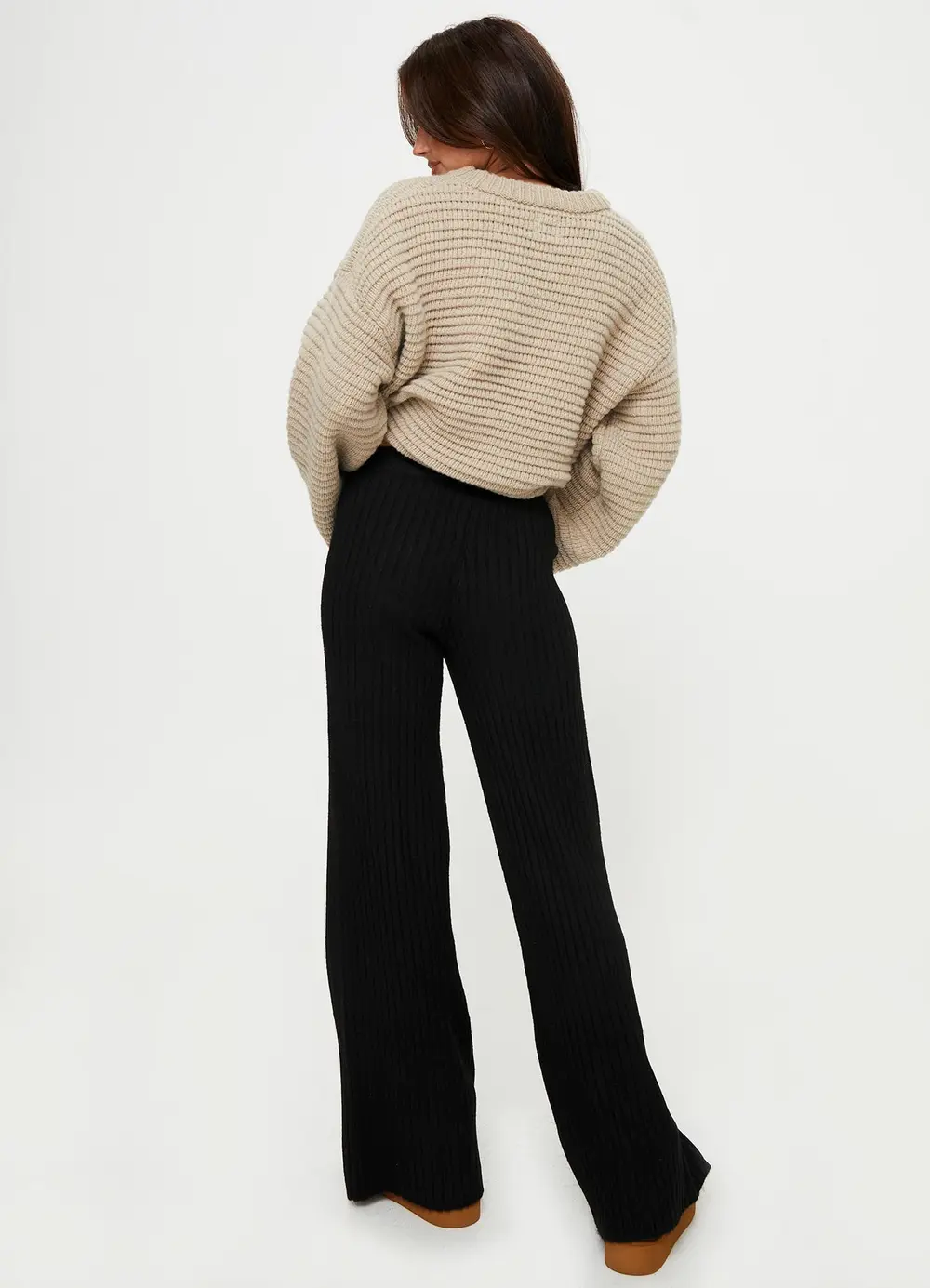 Montana Knit Pants Black