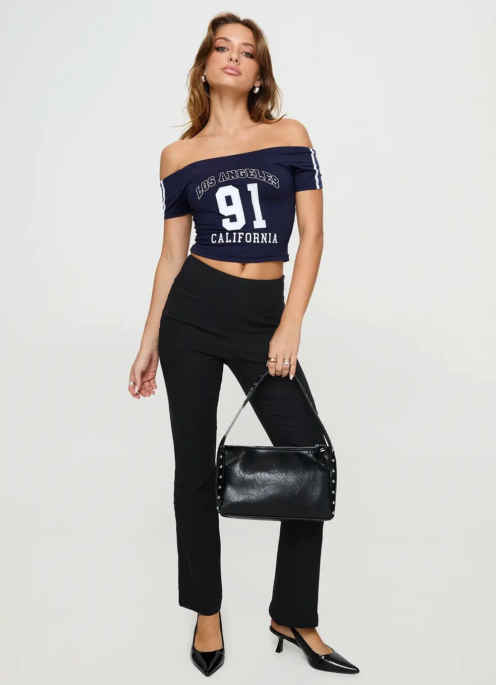 Everyday Flared Pants Black