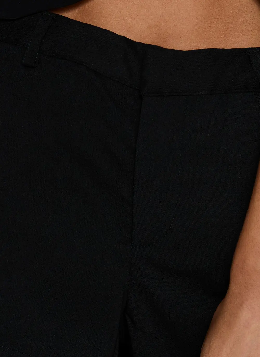 Amzie Tailored Mini Shorts Black