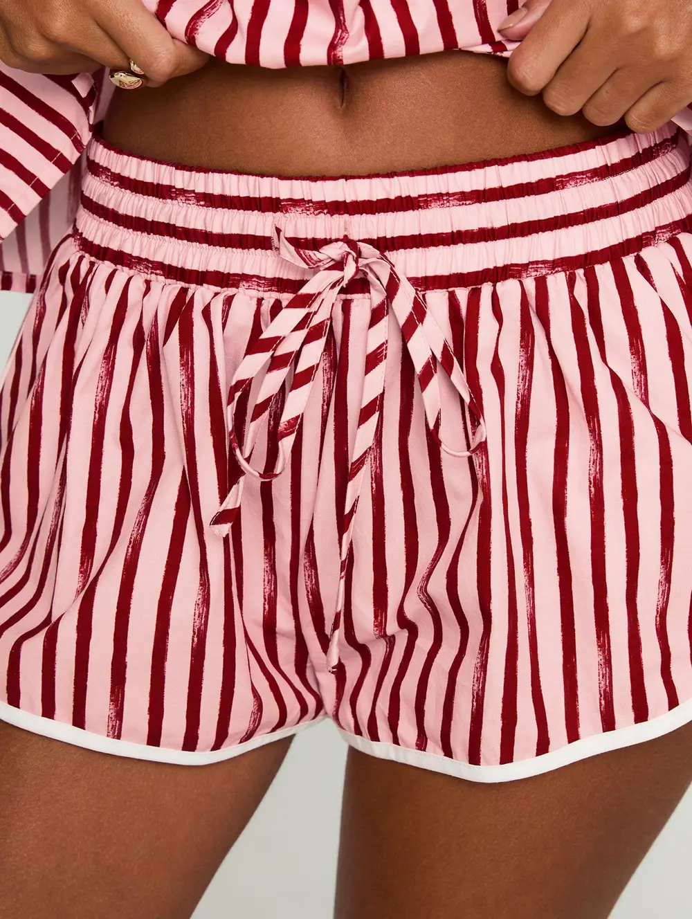 Your Everything Shorts Pink Stripe