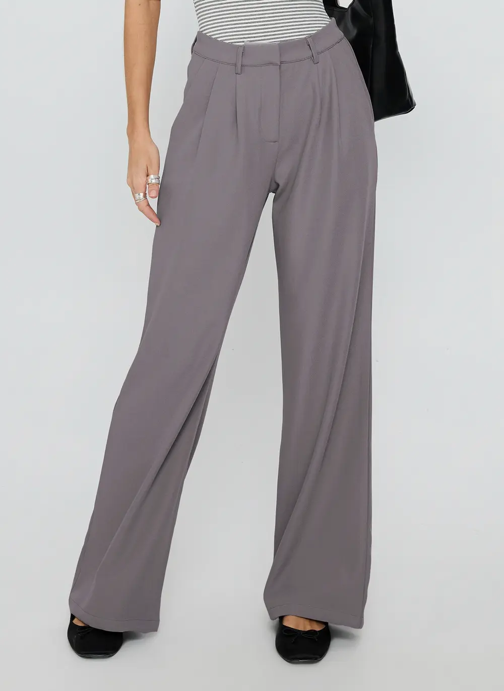 Ambient Wide Leg Pant Grey