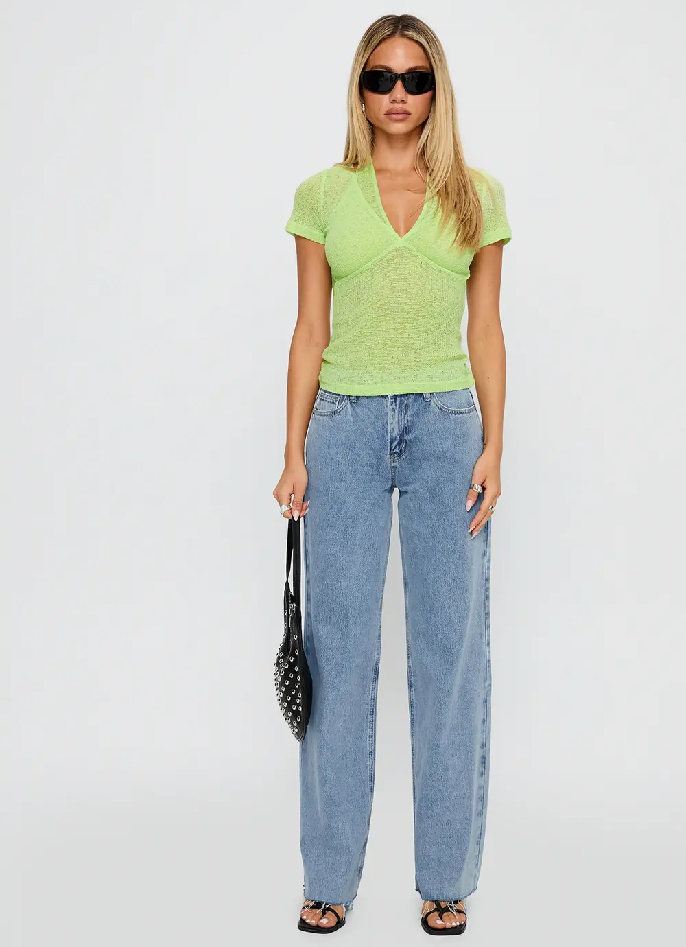 Darla Low Rise Straight Jean Vintage Blue Wash