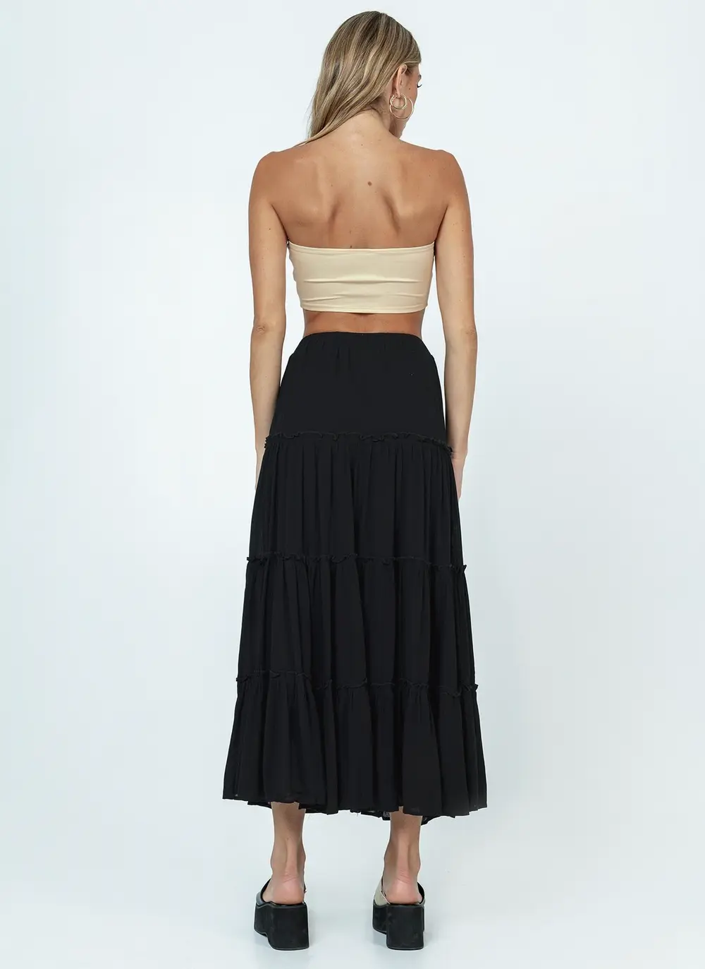 Miriah Maxi Skirt Black