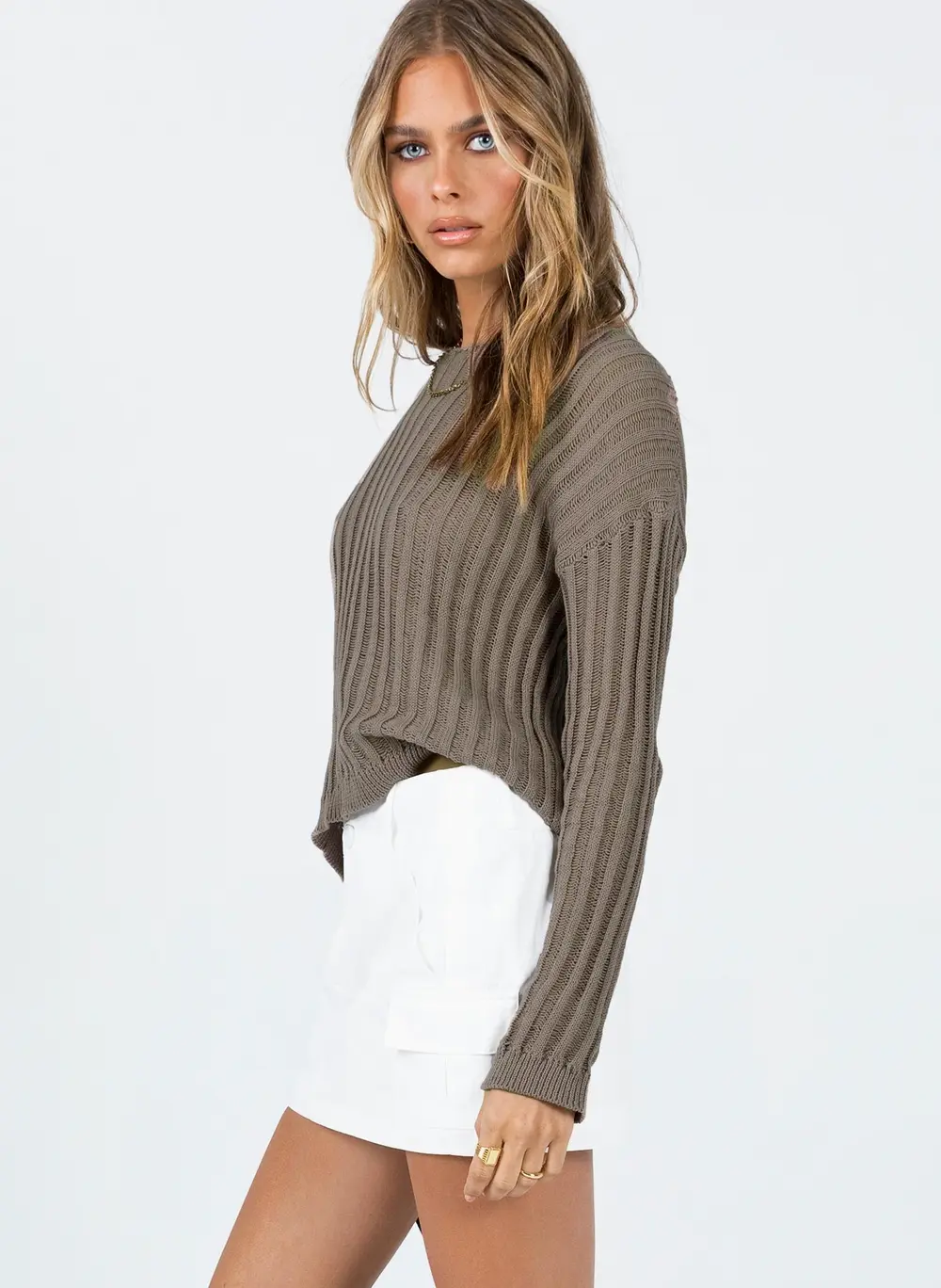 Jameson Mini Skirt White