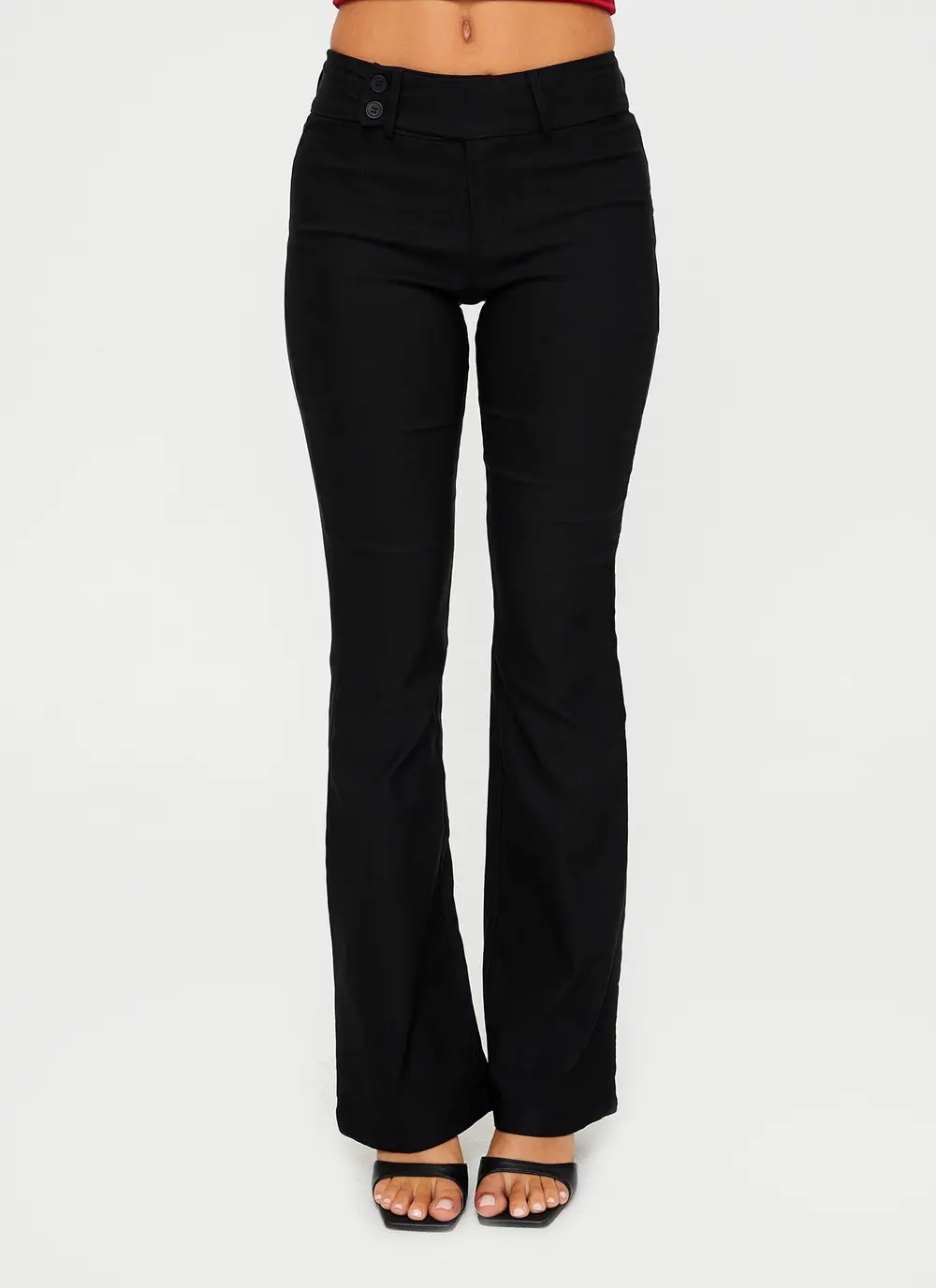 Kinkirk Flared Pants Black Tall
