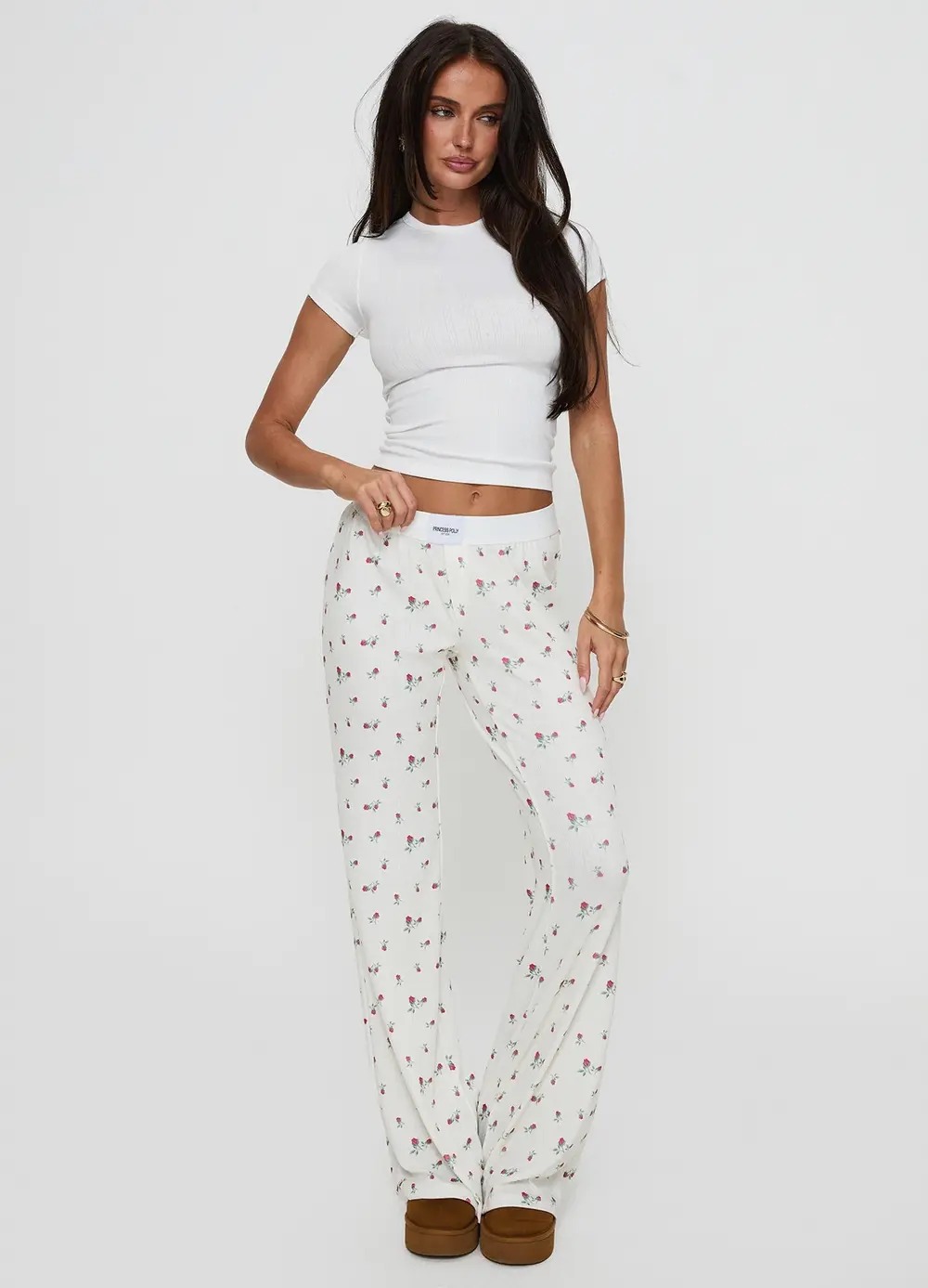 Lullabies Pointelle Sleep Pant Yellow
