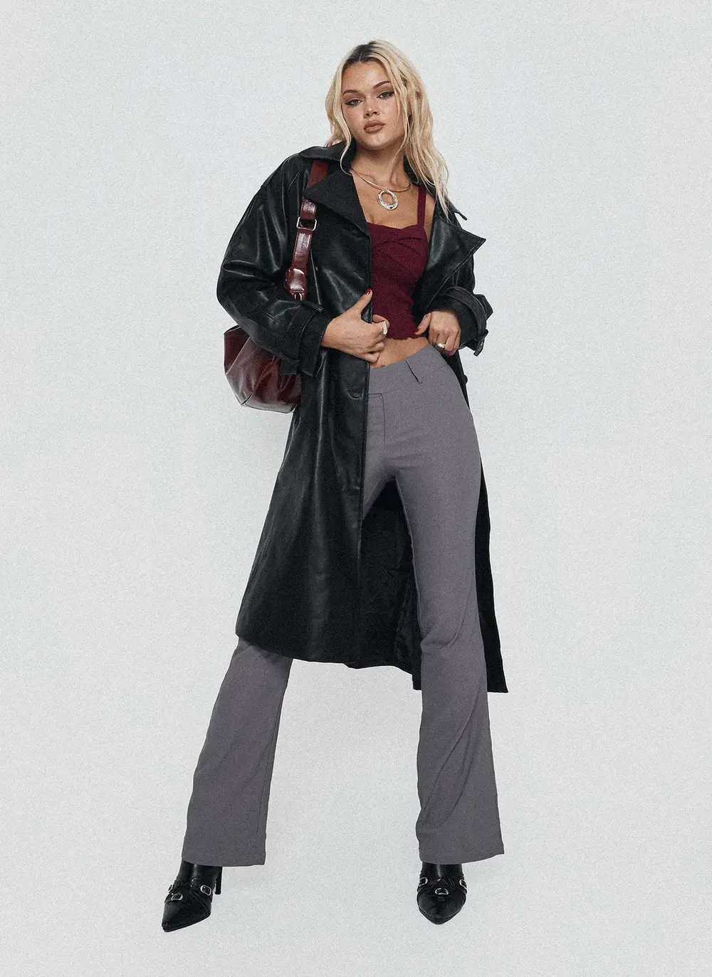 Kinkirk Flared Pants Grey