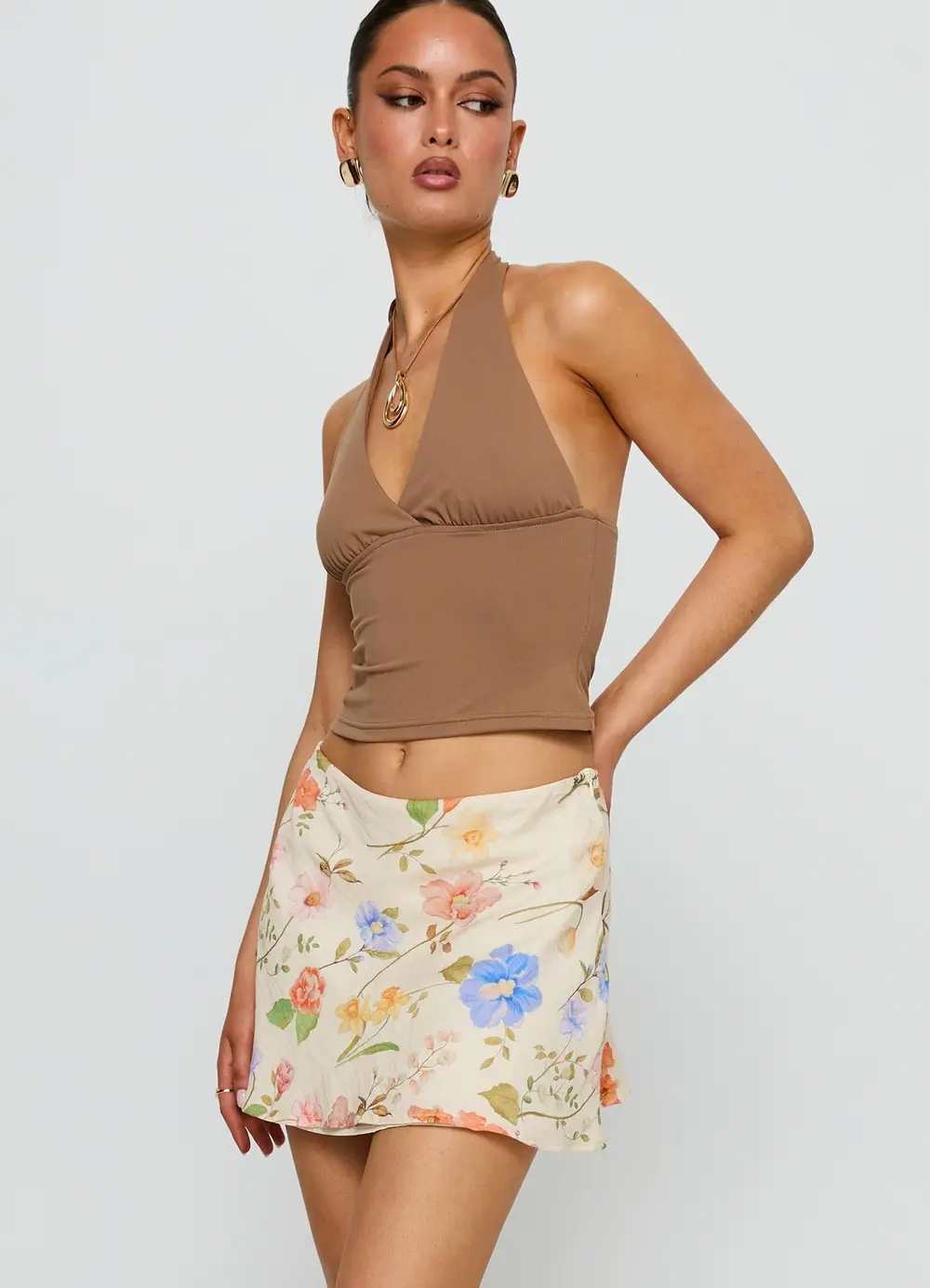 Feed The Soul Mini Skirt Floral Multi