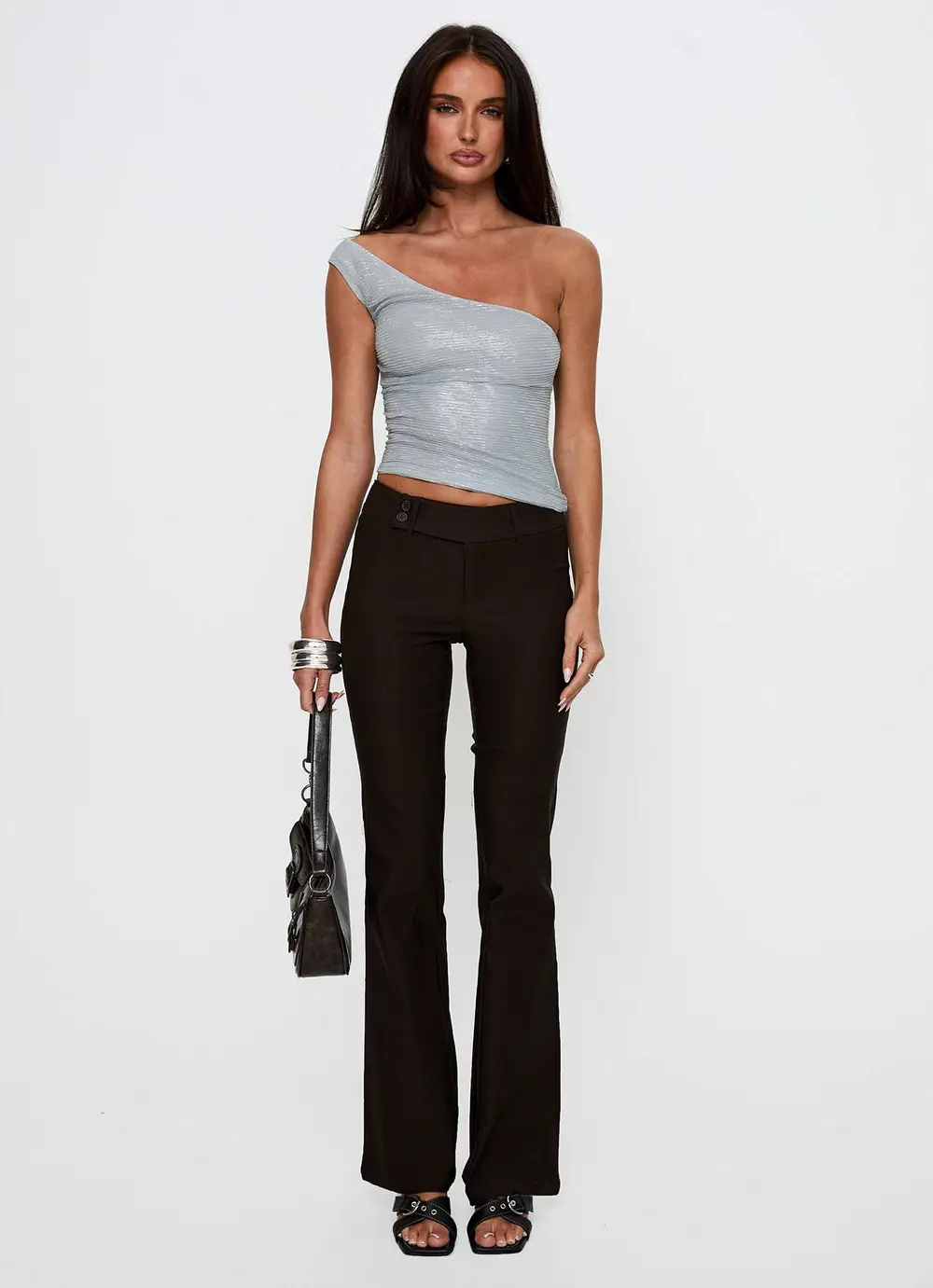 Kinkirk Flared Pants Chocolate