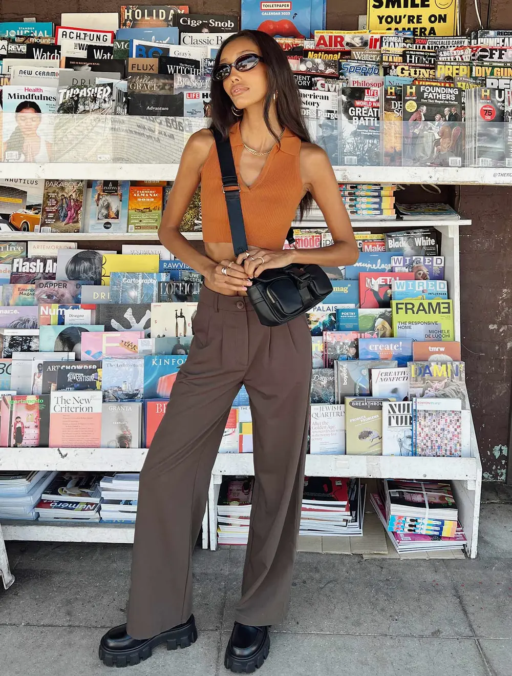 Archer Pants Dark Brown